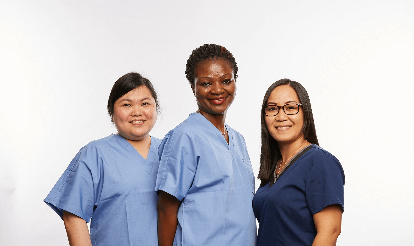A group of nurses